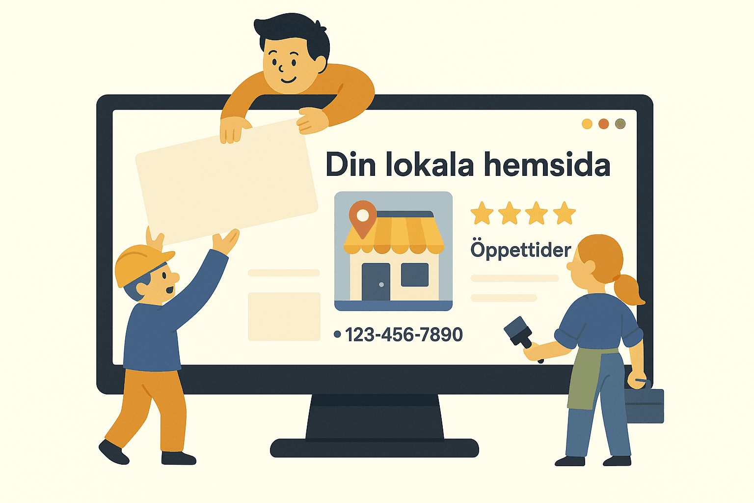 Exempel på hemsida